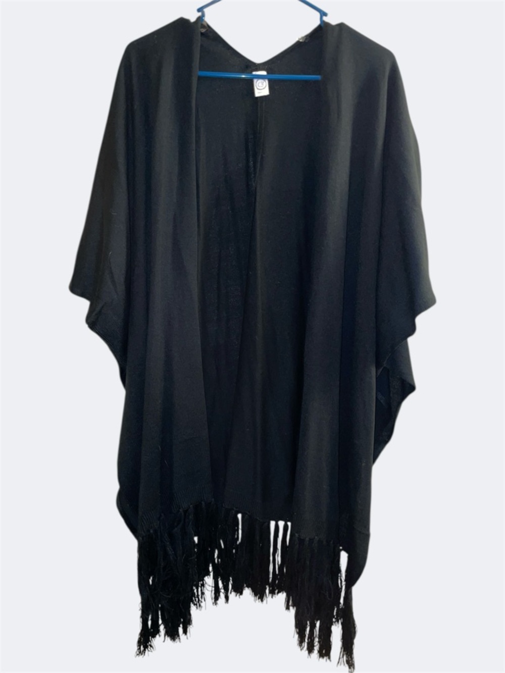 Black‎ fringed cardigan